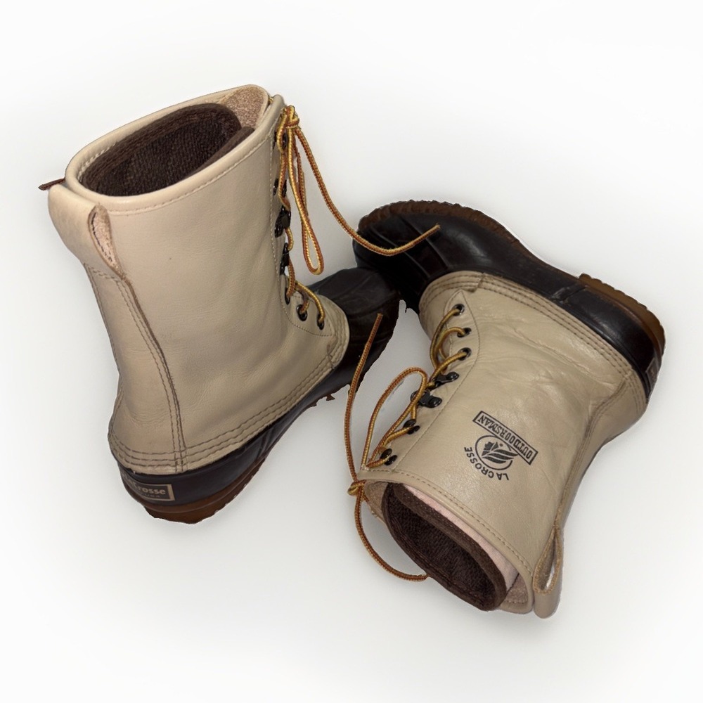 Vintage LaCrosse Outdoorsman Duck Boots Mens 7 Made in USA Insulated Winter